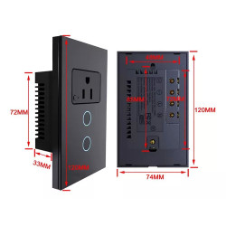 Smartlife Smart Switch Alexa Black