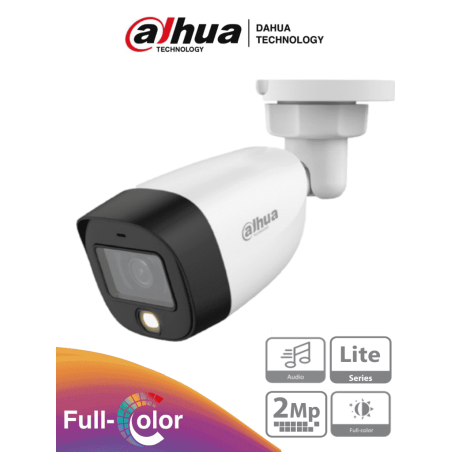 DAHUA HAC-HFW1209CN-A-LED - Cámara Bullet Full Color 1080p