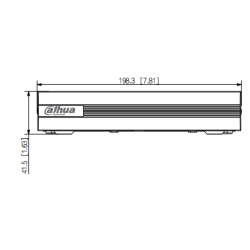 Kit de seguridad XVR1B04-I+HFW1200CM-A Metalicas