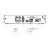 Security kit XVR1B04-I+HFW1200CM-A Metallic